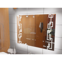 Зеркало для ванной с подсветкой Ливорно 70х50 см