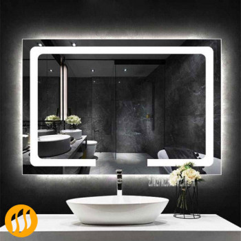 Зеркало с подогревом и подсветкой в ванную комнату Апекс