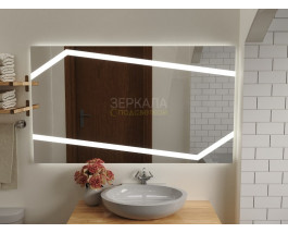 Зеркало для ванной с подсветкой Баколи 200х100 см