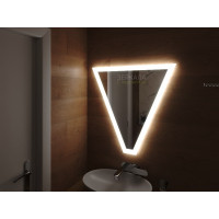 Зеркало в ванную комнату с подсветкой Винчи 120х120 см
