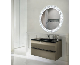 Зеркало с подсветкой для ванной комнаты Эвре 70 см